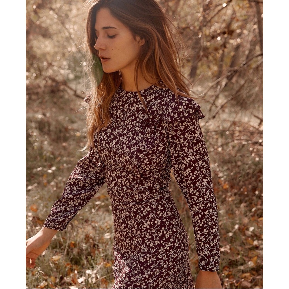 Christy Dawn Mabel Dress In plum vine xs